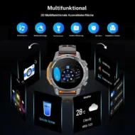 1.52" HD smartwatch for men – Phone calls and music control – Multiple sports modes – IP68 waterproof – Long battery life – Fitness watch for Android and iPhone - Image 5