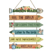 💖Limited-time 50% OFF🏡Rustic Wooden Garden Hanging Sign Wall Decor Plaque - Image 9