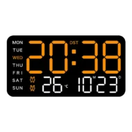 📢📢49% OFF!! ⏰Multifunctional decorative LED digital wall clock, the limitless digital clock for the modern Norwegian home - Image 7