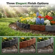 Easy Install Cobblestone Garden Border - 5M Edging Kit - Image 3