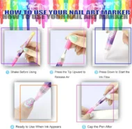 🎁Hot Sale 50% OFF⏳🎨12 Colors Nail Art Pens Set - Image 7