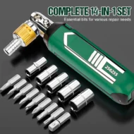 14-in-1 Adjustable Ratchet Screwdriver - Image 2