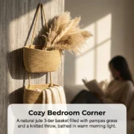 🧺 LIMITED-TIME 50% OFF! ✨ Wall-Hanging Storage Organizer – 3-Tier, Boho Style, Space-Saving 🏡 - Image 8