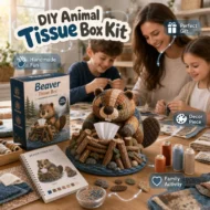 🔥50% OFF🎁Cute Little Animals DIY Tissue Box Material Kit
