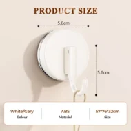 📢📢Buy 1 get 1 free !! ⏰Seamless and flexible✨ Pull to hang—no drilling required!🎈 Super-strong suction cup hooks—use them anywhere! - Image 9