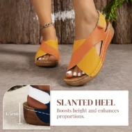 🔥Hot Sale 50%OFF 🏖️Women's Ultra Comfortable Slope Heel Orthopaedic Sandals - Image 8