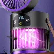 🌞Summer Sale 50% OFF🔥Portable Rechargeable Fan with UV Bug Zapper Light - Image 4