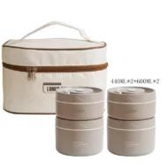 🎁Hot SALE 50% OFF🔥Microwaveable Stainless Steel Insulated Lunch Box Set - Image 24