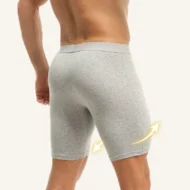 Men's Mid-Waist Stretch Sports Flat Briefs - Image 4