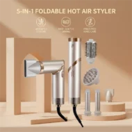 5-in-1 Foldable Hot Air Styler + Cleaning Cloth