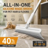 All-in-One Silicone Magic Broom for Pet Hair & Floors - Image 13