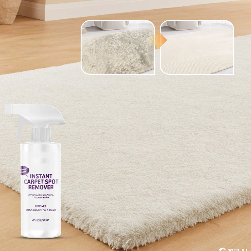 🥳2026 HOT SALE🥳💞50K+ SOLD!☕️🧼 50% OFF! Powerful Carpet Stain Remover – No harsh fumes, hypoallergenic. Fast‑drying formula. Spray, wait, wipe – done. Restores carpet like new. 🏡💚
