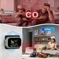 Portable Multi-Gas Alarm with LCD Display & Battery Backup - Image 7