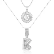 🎁New Year Sale 50% OFF💖2 Pack - Initial Letter Pendant Necklaces - Image 16