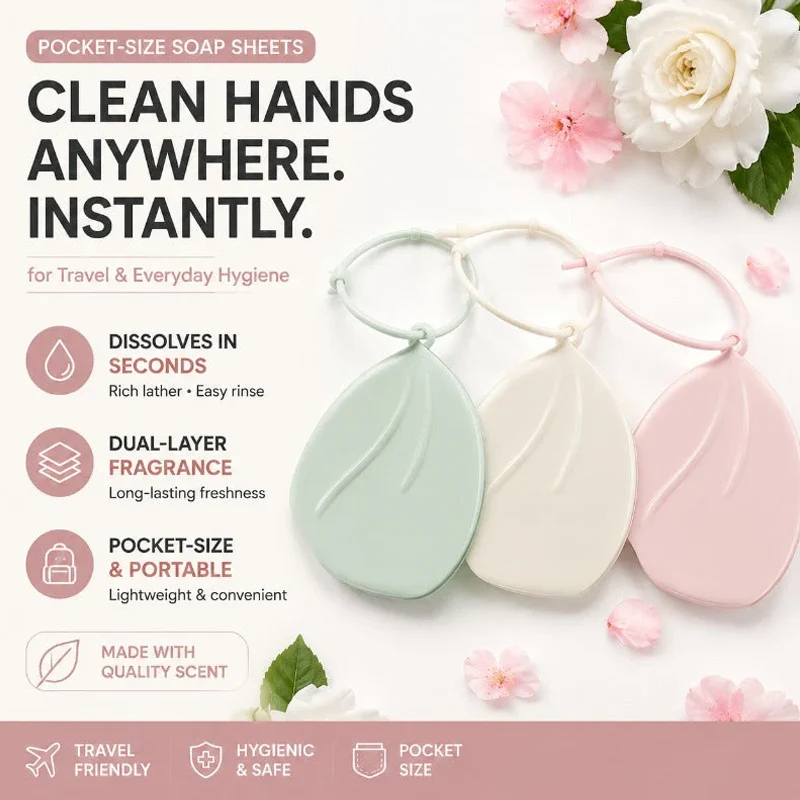 🎁Hot Sale 49% OFF🔥Travel Soap Paper Sheets