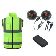 Summer Cooling Work Jacket with Reflective Strips – Sun Protection & Ventilated Safety Gear - Image 14