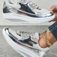 🍂End-of-Fall Specials🍂Women’s Trendy Casual Sparkling Style Platform Sneakers✨ - Image 8