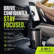 ⭐2026 New Arrival💥HOT SALE🥳🧲Car Cup Holder Phone Mount – 360° Adjustable, Strong N52 Magnet, One-Hand Operation, Fits All Phones, Stable Magnetic & Clamp Models for Safe Driving - Image 2