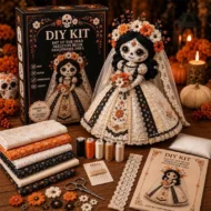 🧵Spooky Craft Skeleton Kit - Image 3