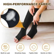 🥳2026 HOT SALE🥳💞50% OFF!✨ 💝Knee-High Sports Support Socks with Zipper - Image 2