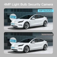 🔥All-New Upgrade✨4MP Light Bulb Security Camera 5G&2.4GHz Wireless Outdoor Indoor Camera with Night Vision - Image 2