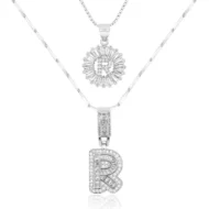🎁New Year Sale 50% OFF💖2 Pack - Initial Letter Pendant Necklaces - Image 55