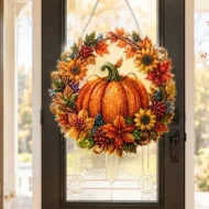 🎁 Hot Sale 49% OFF 🔥Pumpkin Diamond Art DIY Hanging Ornament Kit - Image 6