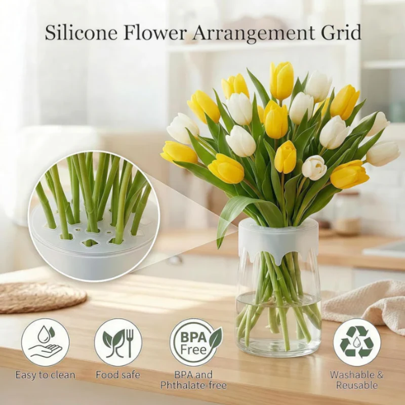 Silicone Flower Arrangement Grid