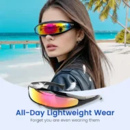⏳LAST DAY SALE 50% OFF🔥Lightweight Futuristic Shield Sunglasses - Image 3