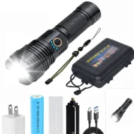 Set of Super Bright Waterproof Rechargeable Flashlights with Zoom - Image 14