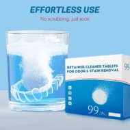 10PCS Retainer Cleaner Tablets for Odor & Stain Removal - Image 7