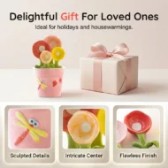 Ceramic Flower Measuring Spoon Set - Image 8