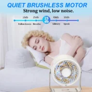 🥳SUMMER HOT SALE 🔥Mini Desk Fan with Digital Display - Image 7