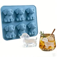 🐮6‐Cavity Mini Highland Cow Ice Cube & Dessert Mold 🧊🍪 Cute 3D Ice for Drinks, Parties & Gifts💕 - Image 16