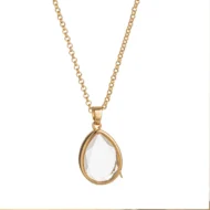 Retro Chic Locket Pendant Necklace - Image 14