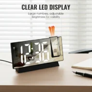 ⏳Time-limited Special⏰LED Mirror Projection Alarm Clock🕰️🎁 - Image 7