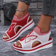 Women's Casual Peep-Toe Platform Beach Sandals - Image 21