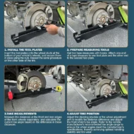 🔥Flash sale! 50% off for 24 hours🛻Stainless Steel Wheel Alignment Tool Plate - Image 5