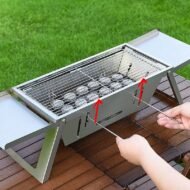 🔥Hot Sale 50% 0FF🔥Stainless Steel Folding Outdoor Barbecue - Image 2