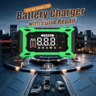 12V 6A Smart Car Battery Charger with Pulse Repair