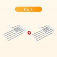 🔥Buy More Save More🔥Household Multifunctional Telescopic Folding Multi-layer Pants Storage Rack - Image 11