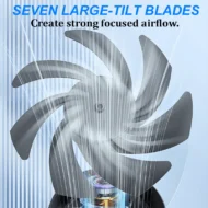 🥳SUMMER HOT SALE 🔥Mini Desk Fan with Digital Display - Image 8