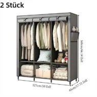 🔥Last Day Sale 49%🔥Easy-to-assemble wardrobe made of non-woven fabric - Image 7