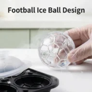 📢📢50% OFF!! ⏰ Silicone Soccer Ball Ice Cube Tray – 5.5 cm Cubes, Slow-Melting, Leak-Proof Design, 4 Colors, Perfect for Game Nights & Cocktails 🥂 - Image 3
