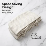 🧺 LIMITED-TIME 50% OFF! ✨ Wall-Hanging Storage Organizer – 3-Tier, Boho Style, Space-Saving 🏡 - Image 4