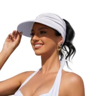 Women's UPF 50+ UV Protection Sun Visor Hat - Image 13