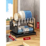 🔥 40% OFF🍽️2-Tier Dish Drying Rack with Drainboard - Image 10