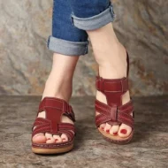 Women Premium Leather Sandals - Image 10