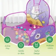 Foldable Children Ball Pool with Basketball Hoop - Image 11