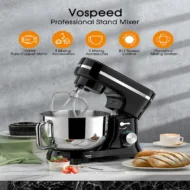 🥄 50% OFF NOW! ⚡ Heavy-Duty Electric Kitchen Mixer – 5 speeds, stainless steel beaters & non-slip base – perfect for dough, batter or cream – powerful & quiet 🍰 - Image 4
